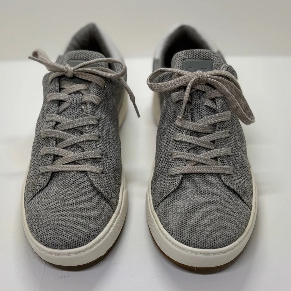 Sofft Knit Sneakers Women's 11 Gray Comfort Lightweight Lace-Up Casual Shoes
